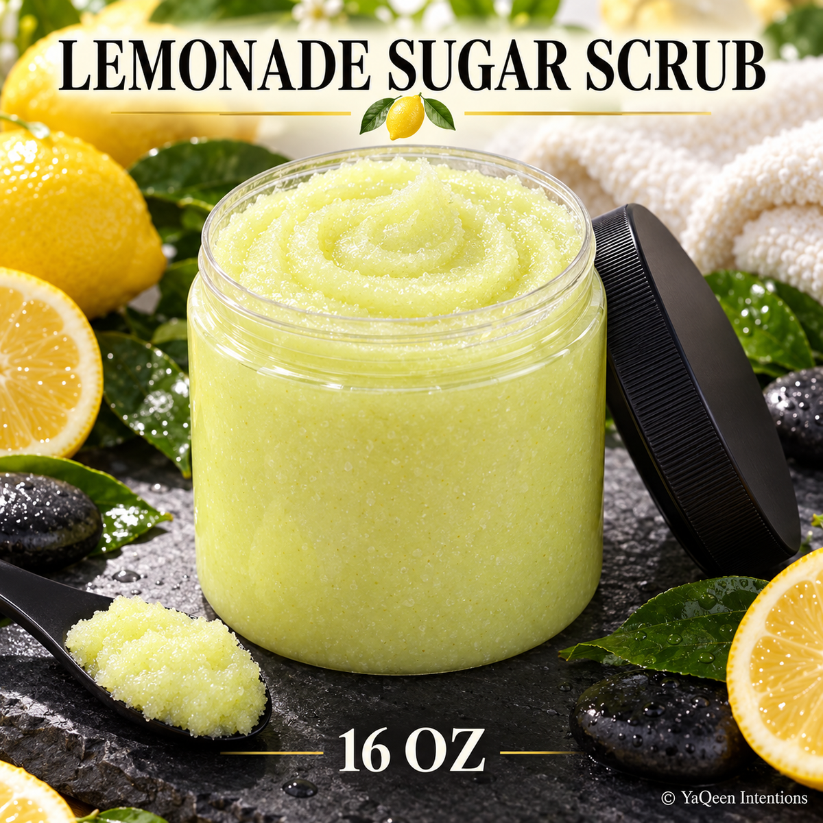 Lemonade Sugar Scrub for Detox and Exfoliation