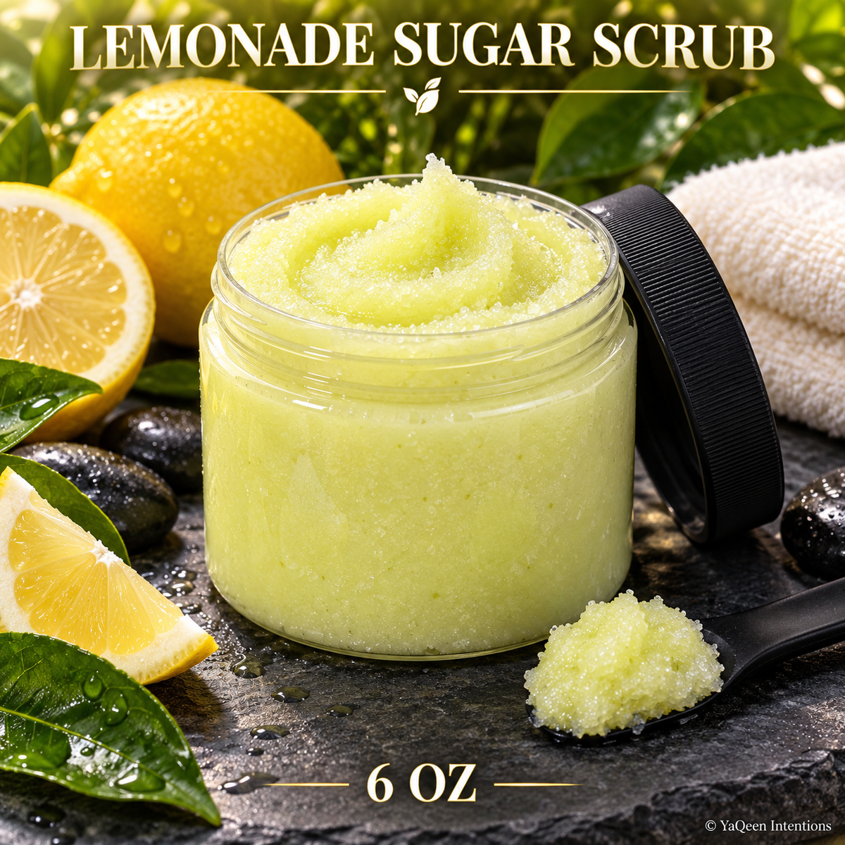 Lemonade Sugar Scrub for Detox and Exfoliation