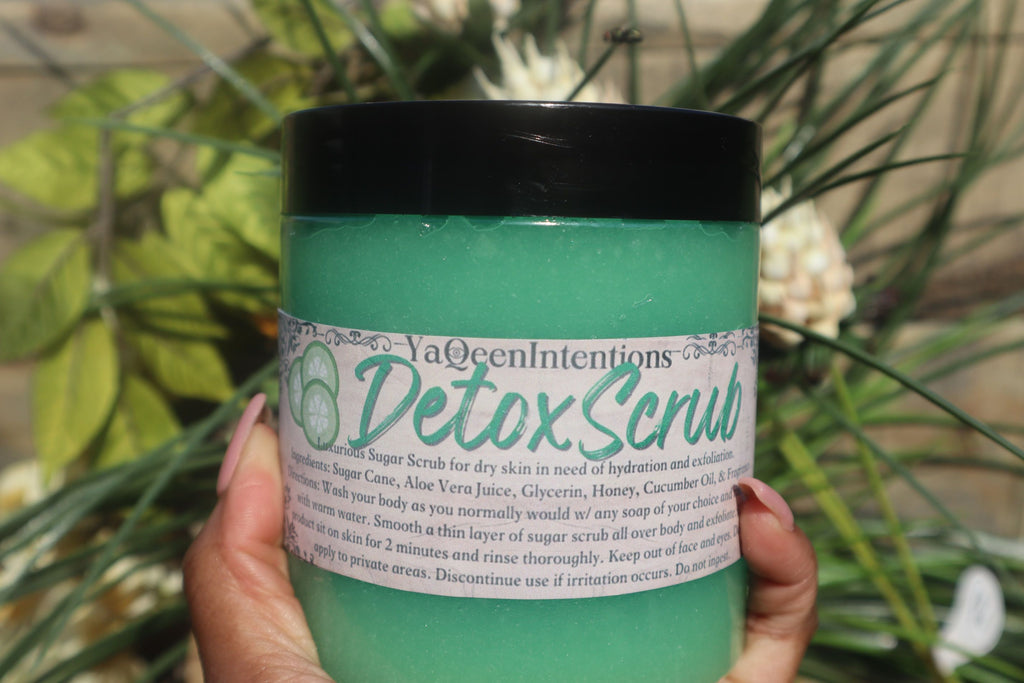 Detox Cucumber Cashmere Sugar Scrub for Relaxation and Soft Skin