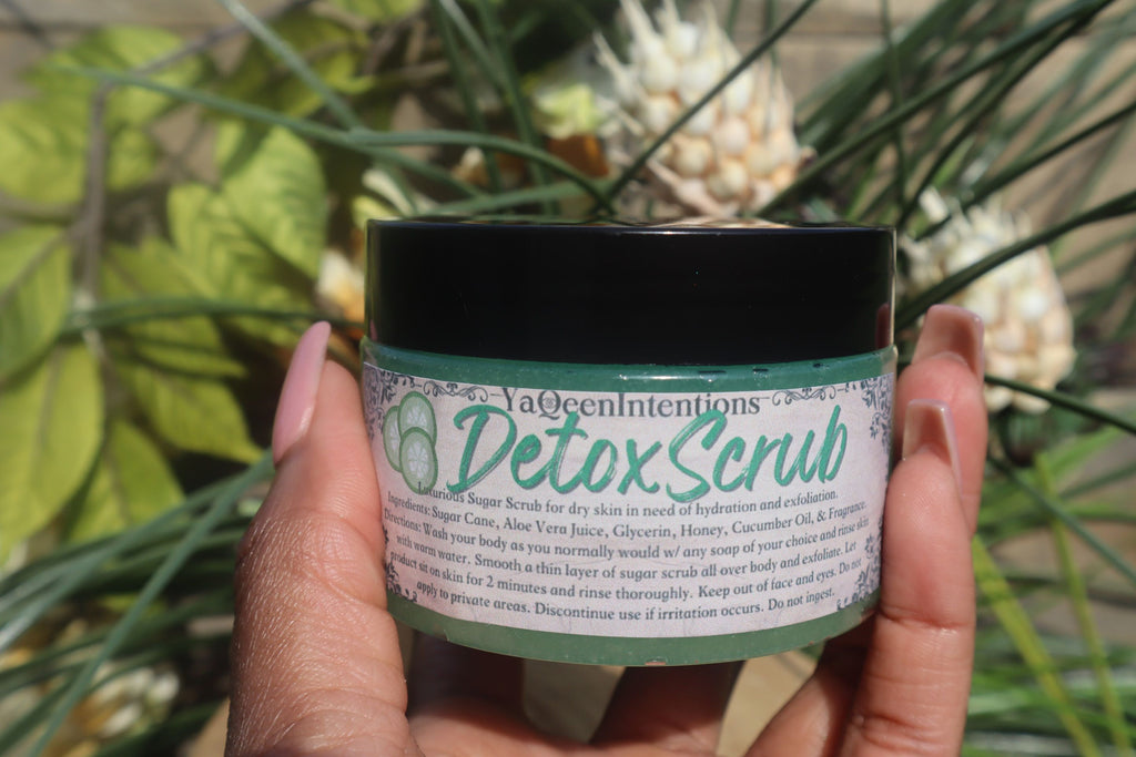 Detox Cucumber Cashmere Sugar Scrub for Relaxation and Soft Skin