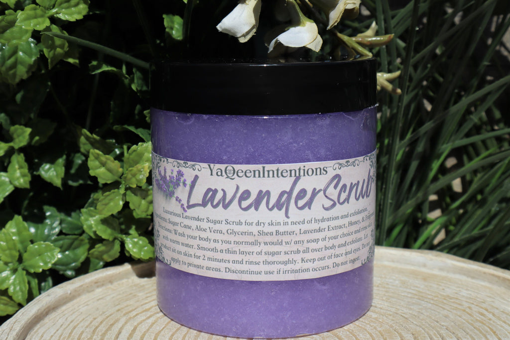 Lavender Sugar Scrub for Detox and Exfoliation