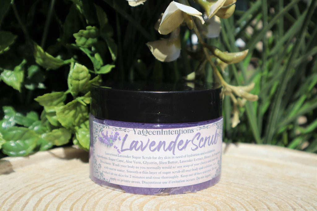 Lavender Sugar Scrub for Detox and Exfoliation