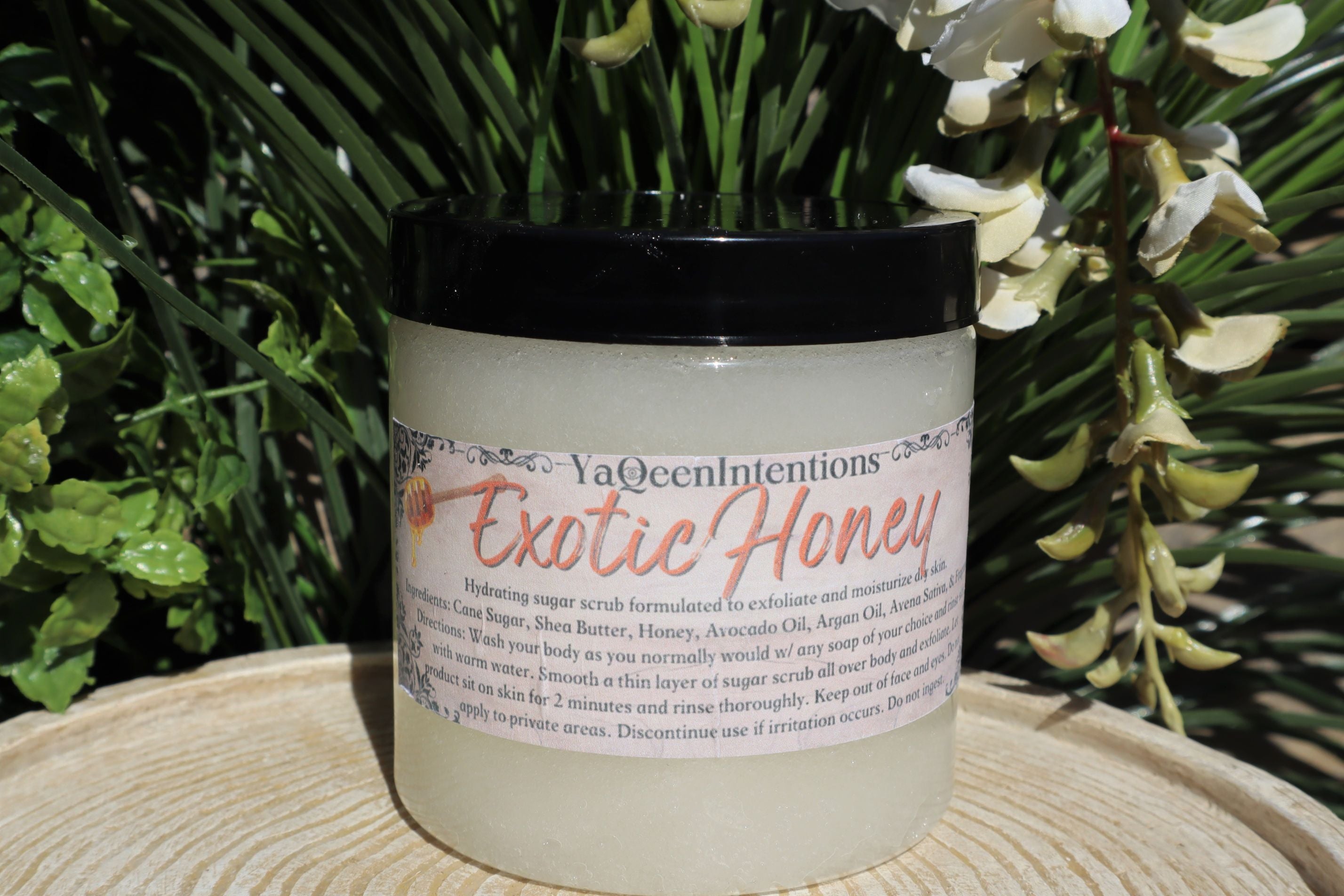 Exotic Honey Sugar Scrub for Relaxation and Soft Skin