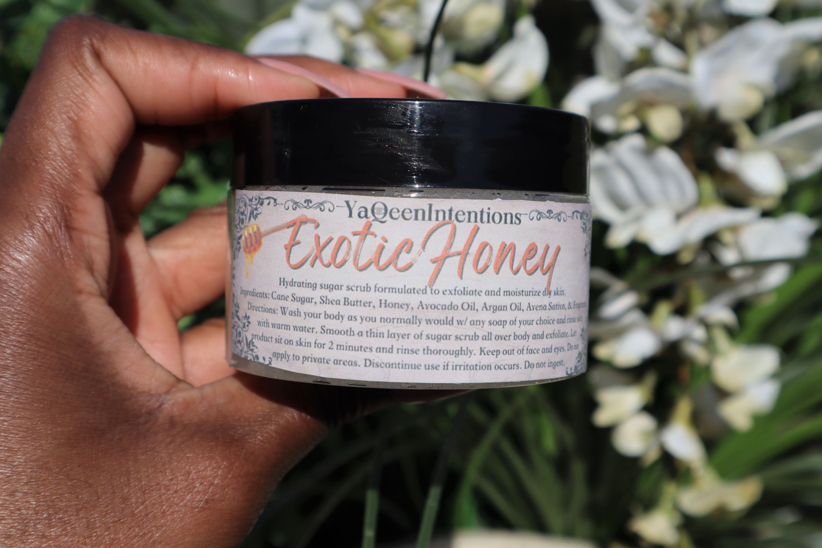 Exotic Honey Sugar Scrub for Relaxation and Soft Skin