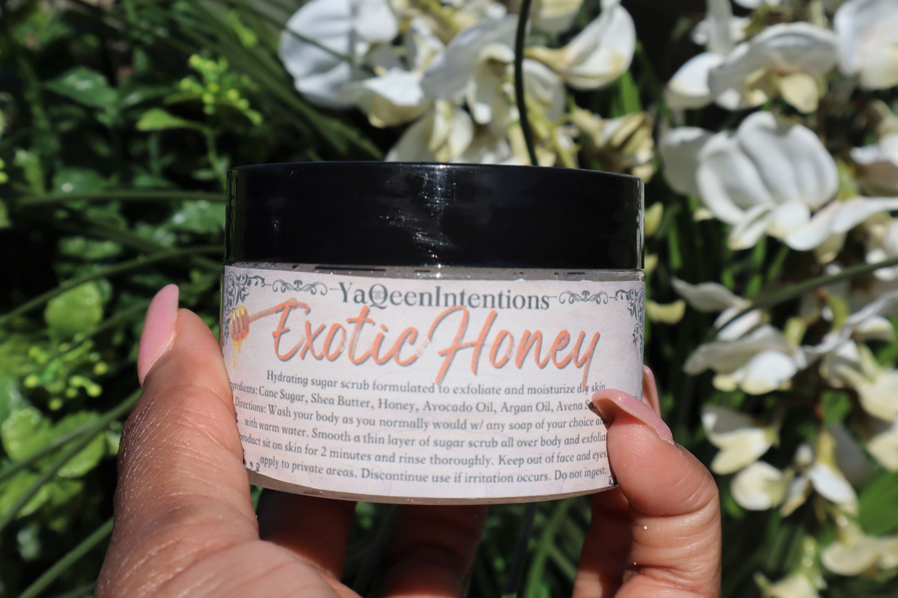 Exotic Honey Sugar Scrub for Relaxation and Soft Skin