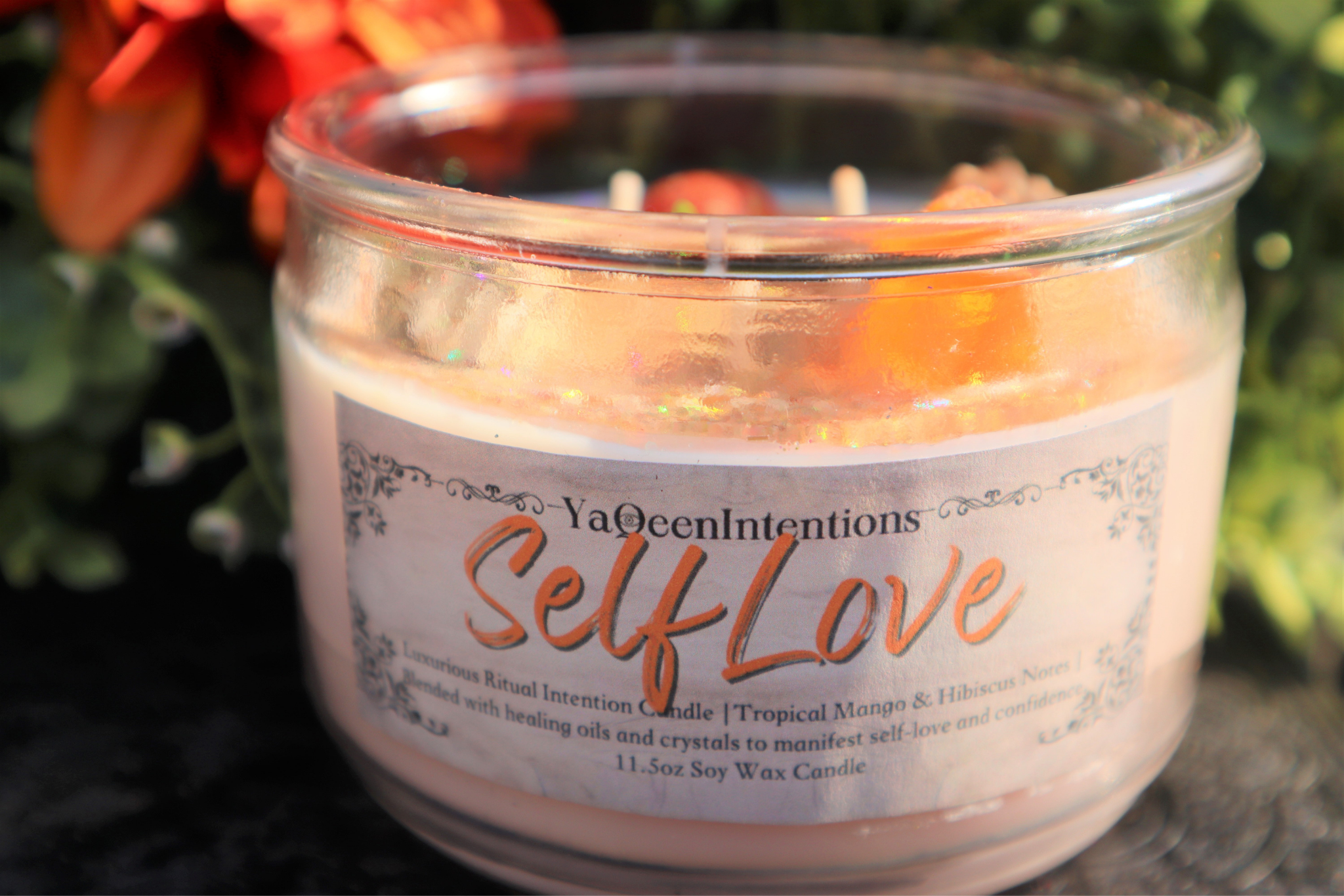 Self Love Intention Candle for Healing & Self Worth
