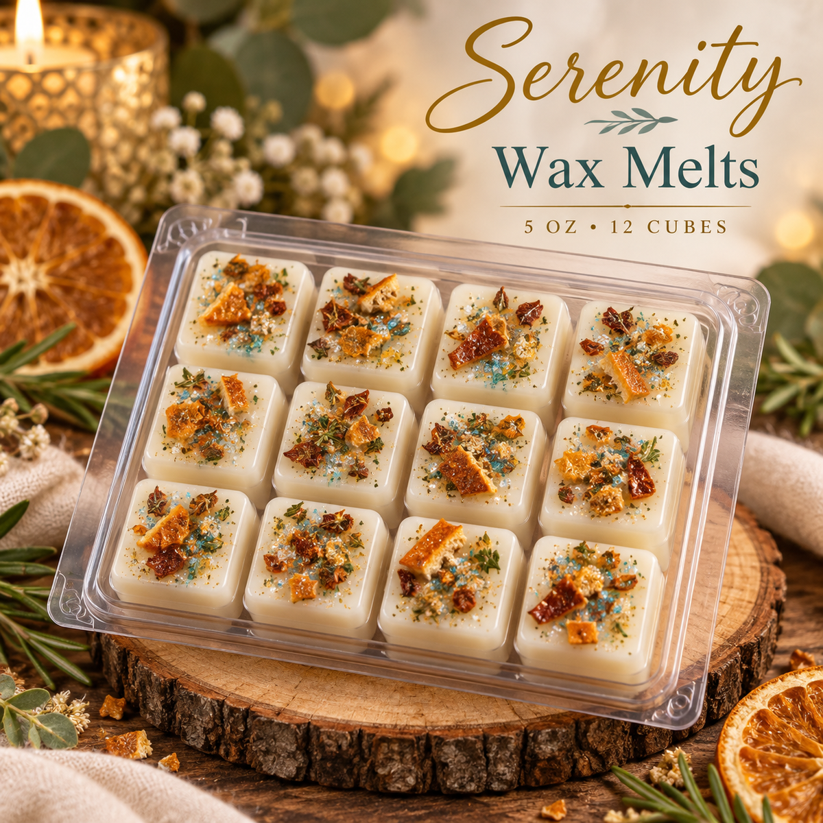 Peace and Serenity Wax Melts for Smudge Spiritual House Cleanse