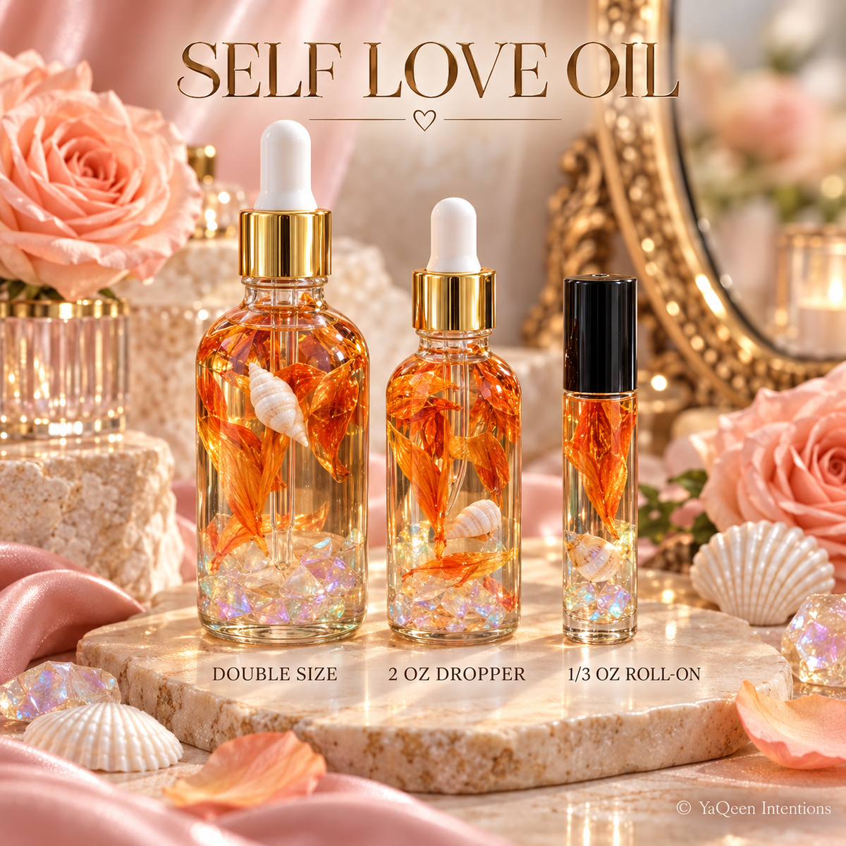 Self Love Conjure Oil for Confidence & Self Esteem Healing