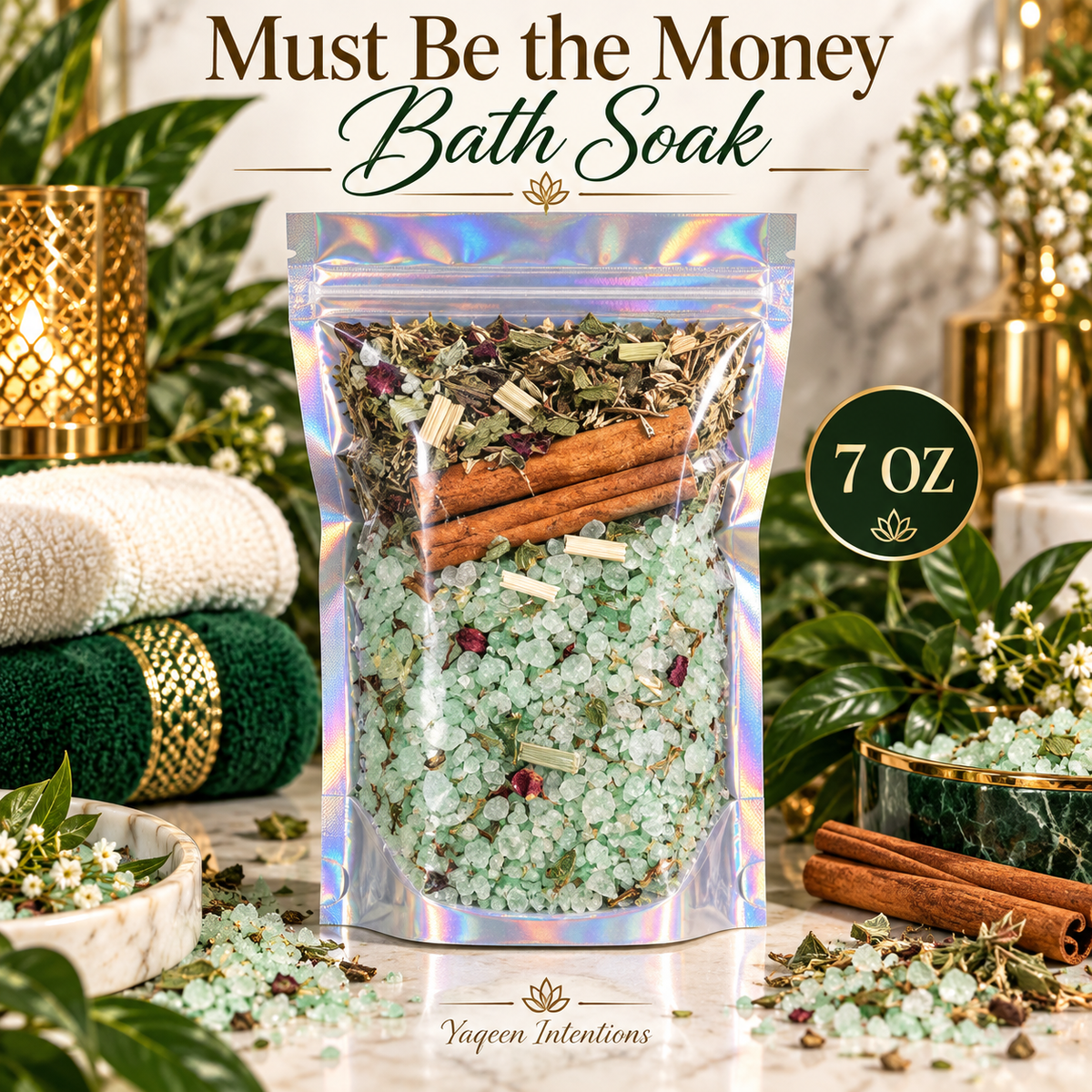 Money Abundance Bath Potion for Abundance and Financial Prosperity