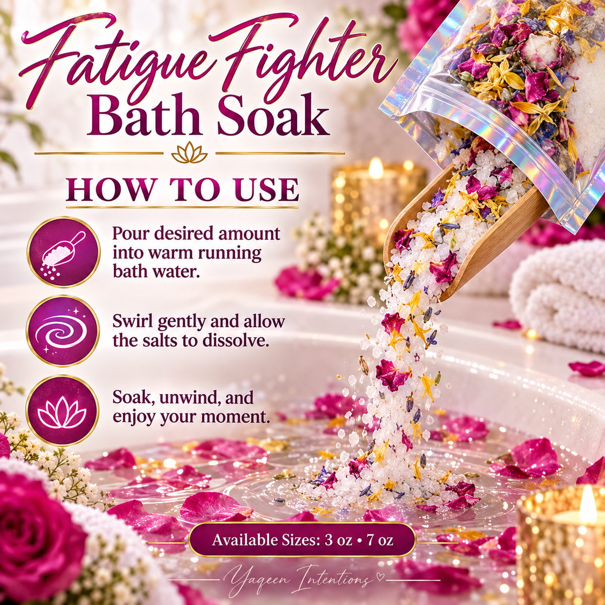 Fatigue Fighter Bath Salt for Energy and Focus