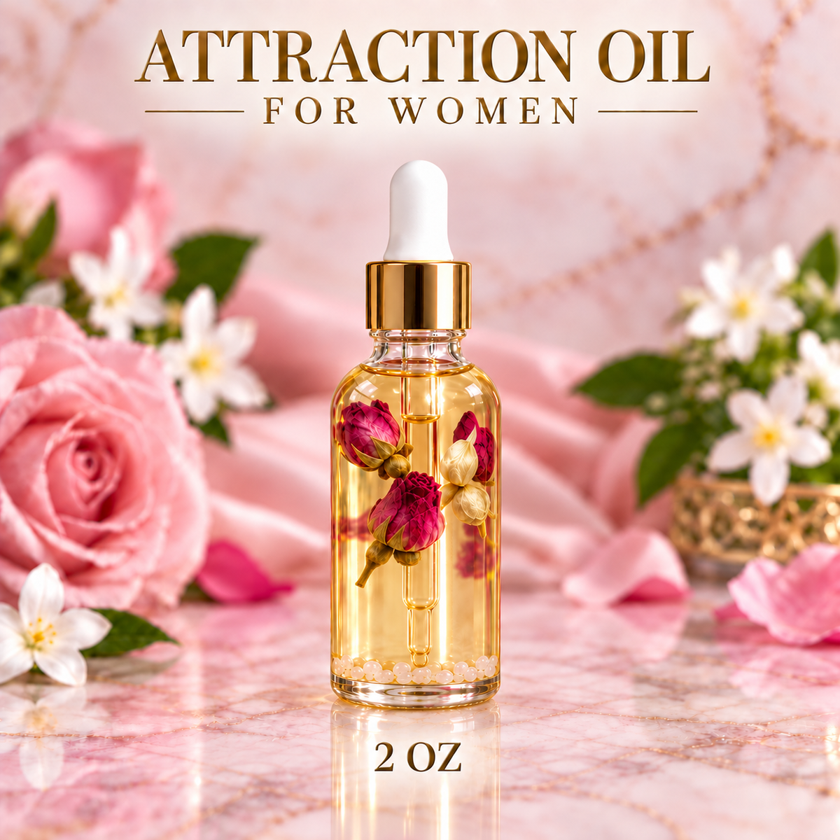 Attraction Oil for Drawing in Romance and Arousal Come to Me