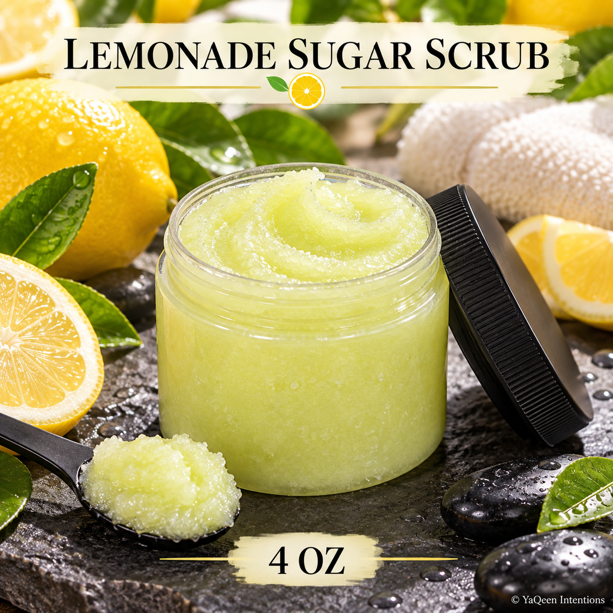 Lemonade Sugar Scrub for Detox and Exfoliation
