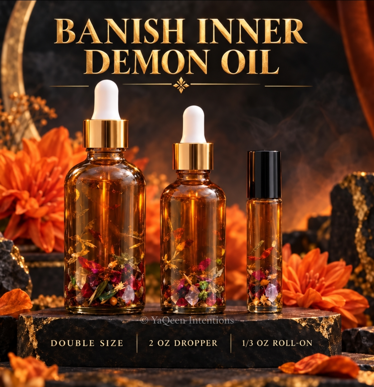 Banish Inner Demons Conjure Oil for Extreme Evil Energy Detox