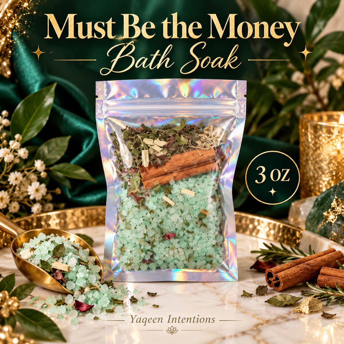 Money Abundance Bath Potion for Abundance and Financial Prosperity