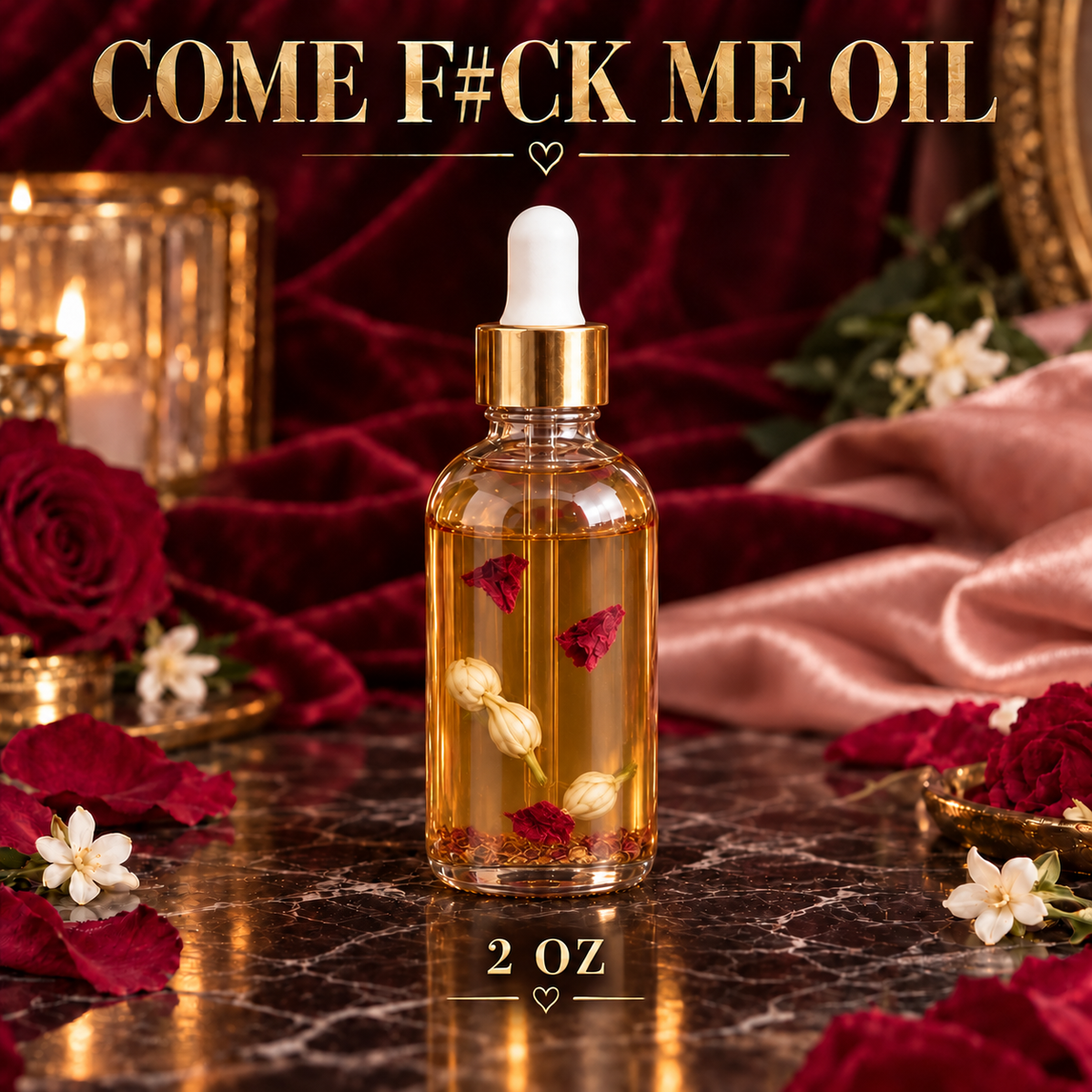 Come Fuck Me Conjure Oil for Seduction & Intimacy