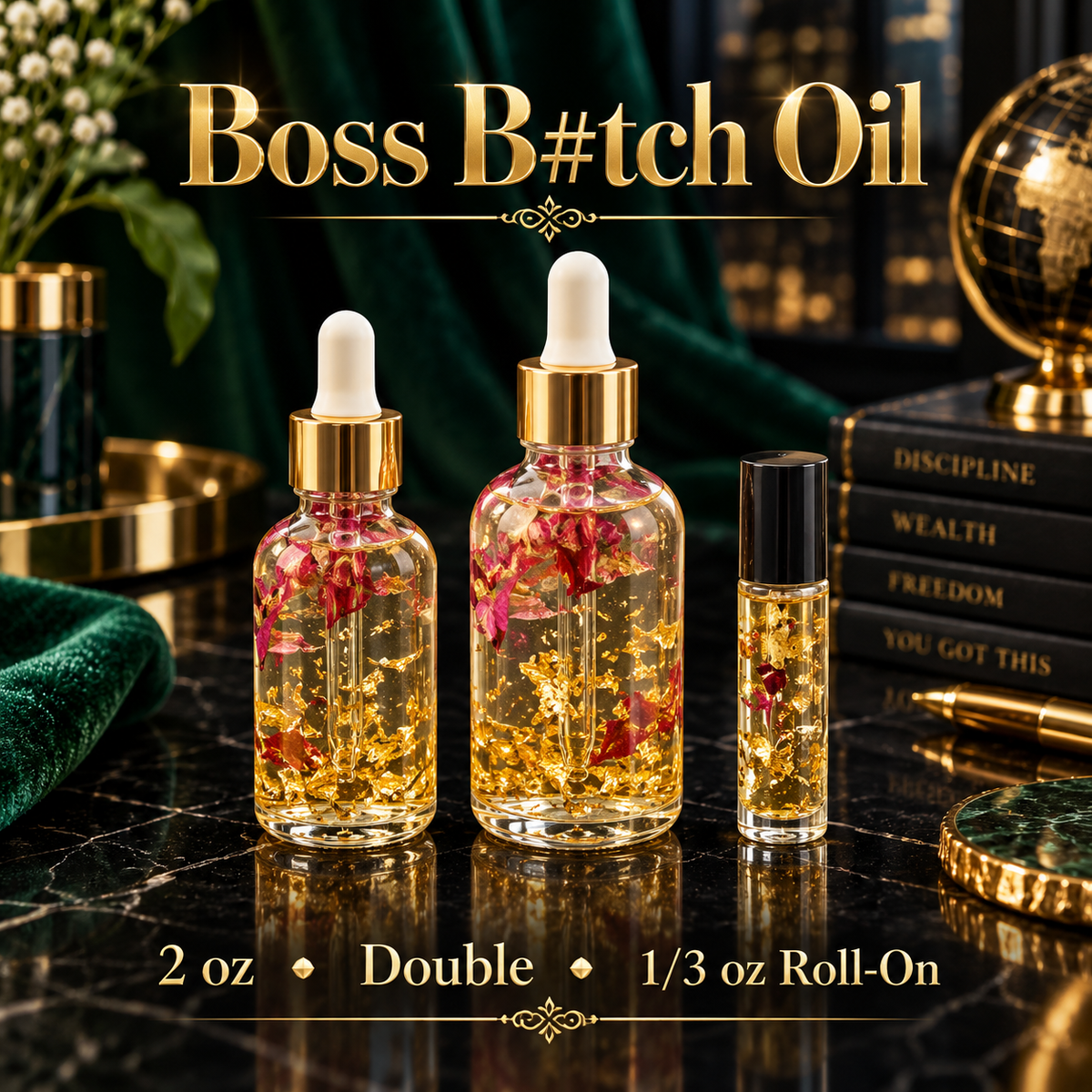 Boss Bitch Oil for Confidence and Motivation