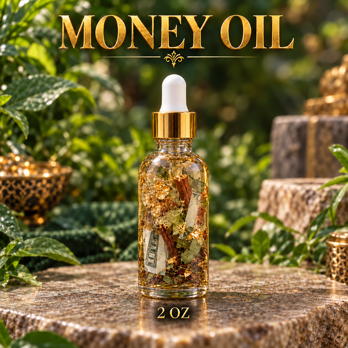 The Money Oil for Manifesting Financial Success Goals