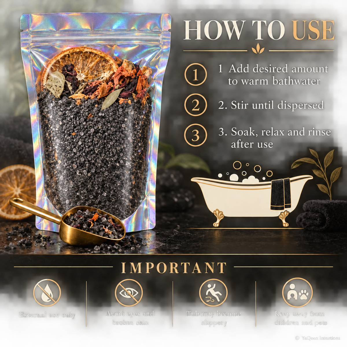 Banish Inner Demons Bath Potion for Extreme Energy Detox