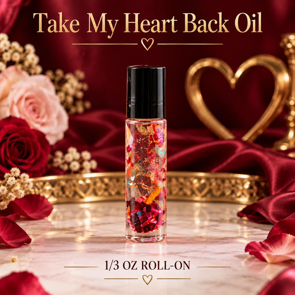 Heal My Heart Oil - Broken Heart Grieving Loss Divorce Self Love