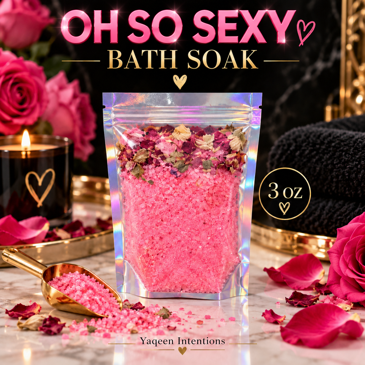 Oh So Sexy (Attraction) Bath Salt for Romance and Self Love