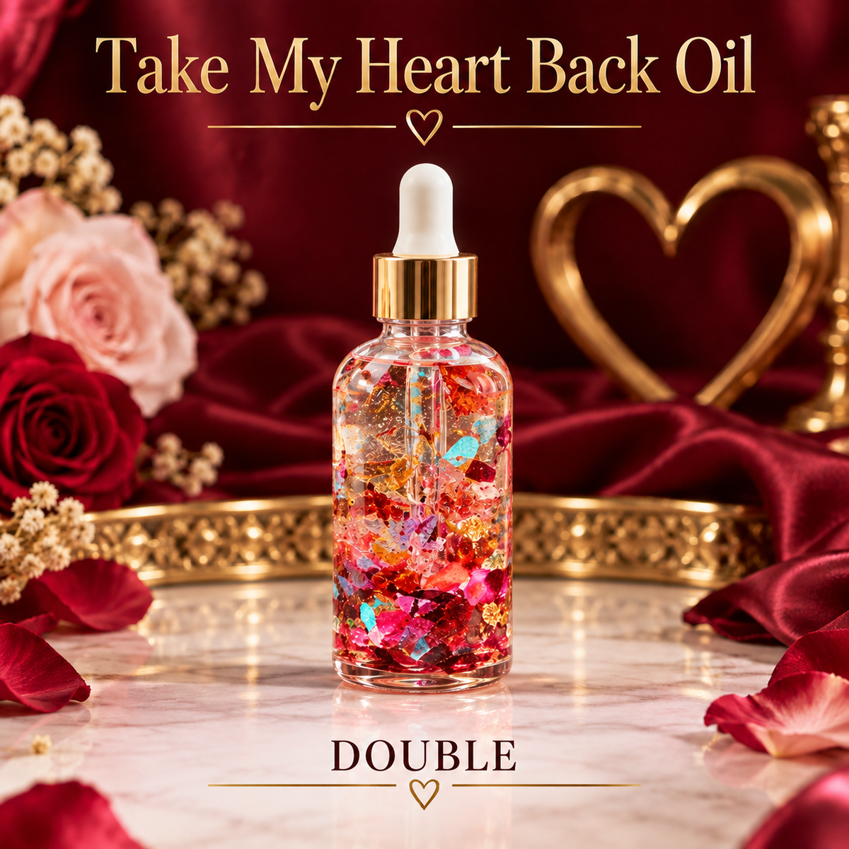 Heal My Heart Oil - Broken Heart Grieving Loss Divorce Self Love