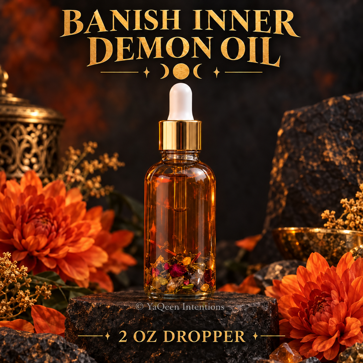 Banish Inner Demons Conjure Oil for Extreme Evil Energy Detox