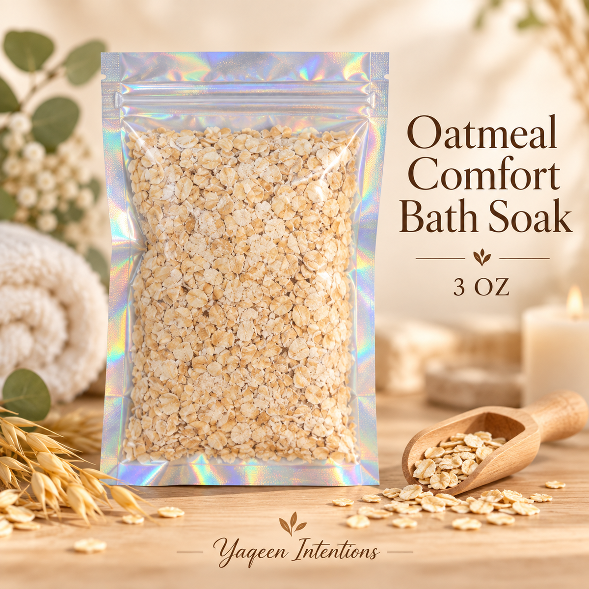 Instant Itch Relief Oatmeal Bath Remedy for Itchy Rash Bug Bites