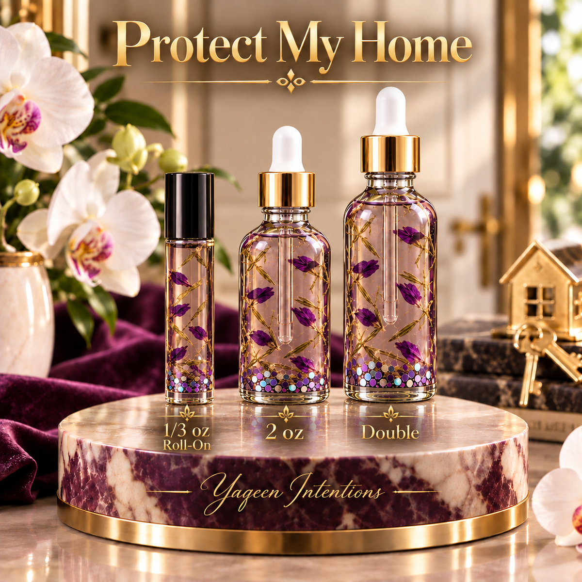 Protect My Home Conjure Oil for Shielding Evil Cleansing Dark Energy