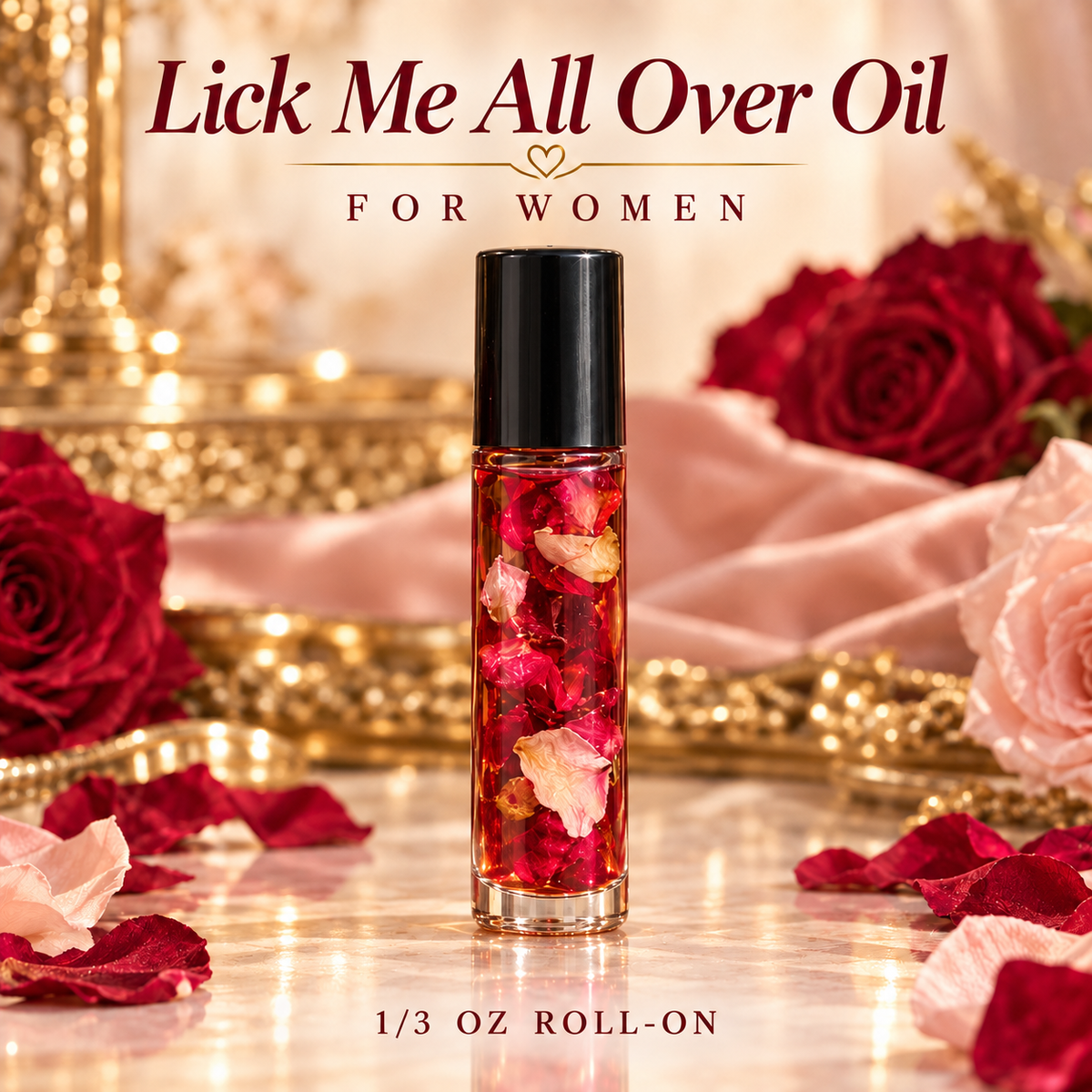Lick Me All Over Conjure Oil for Passion and Deep Attraction