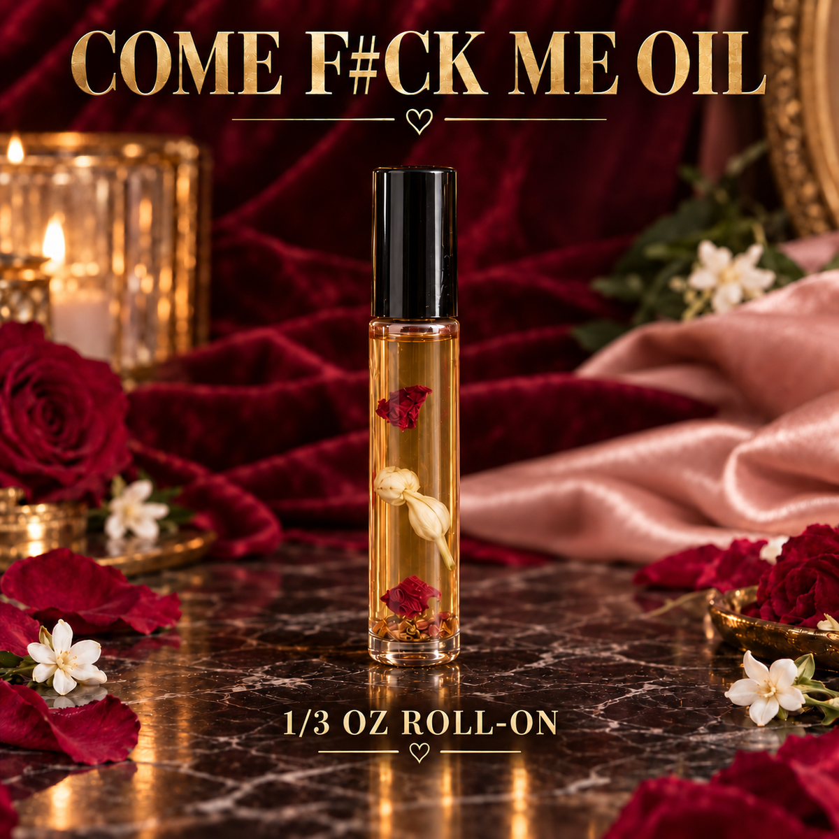 Come Fuck Me Conjure Oil for Seduction & Intimacy