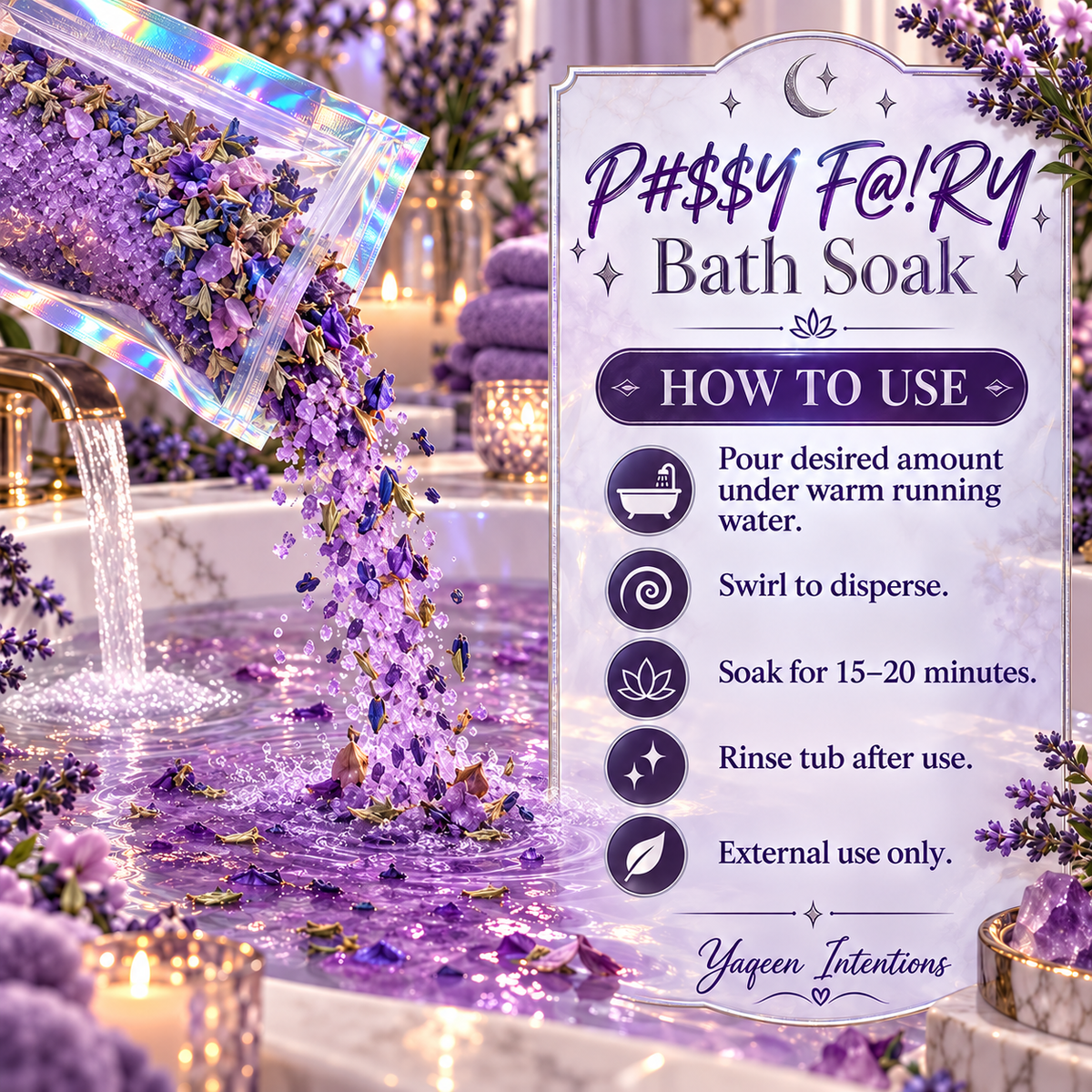 P#$$y F@!ry Bath Salt for Extreme Attraction & Arousal