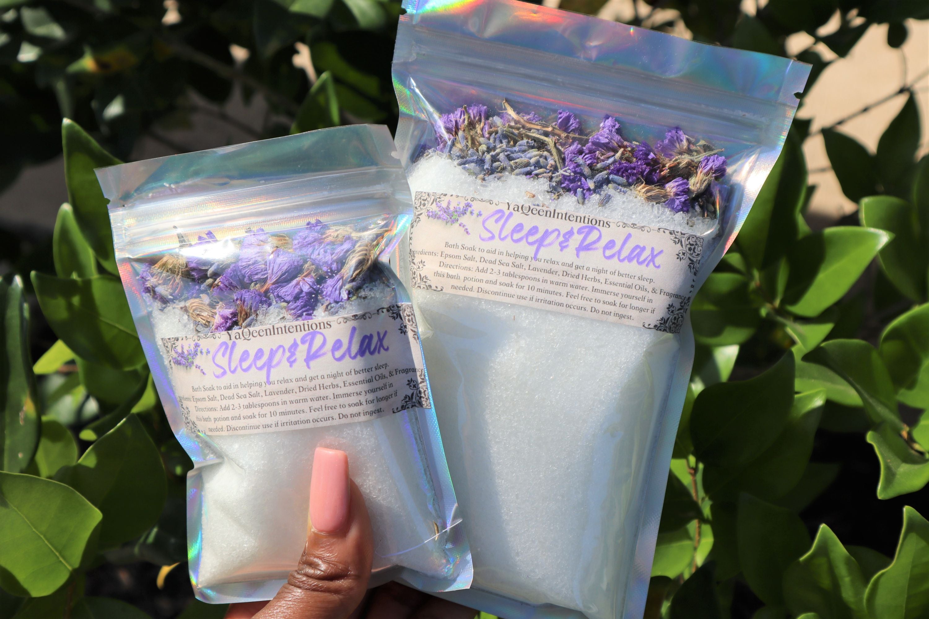 Sleep + Relax Bath Salt for Stress Relief Sore Muscles Better Dreams