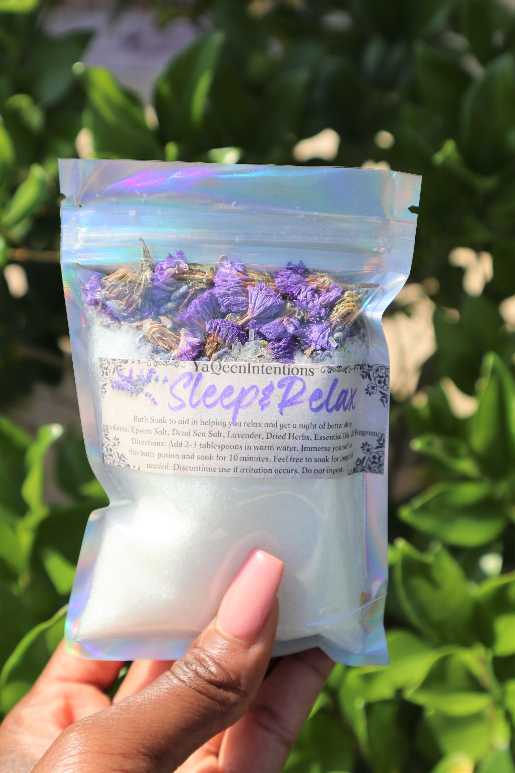 Sleep + Relax Bath Salt for Stress Relief Sore Muscles Better Dreams