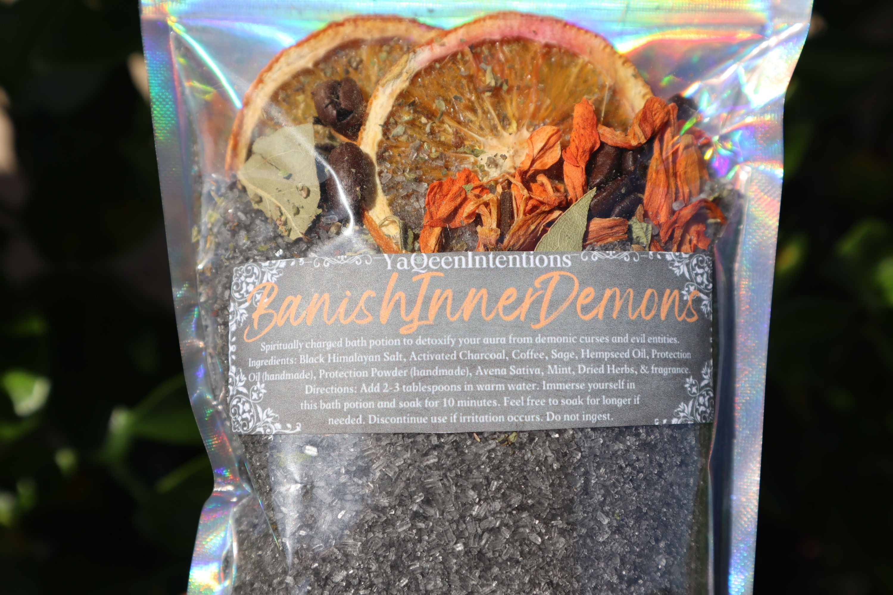 Banish Inner Demons Bath Potion for Extreme Energy Detox