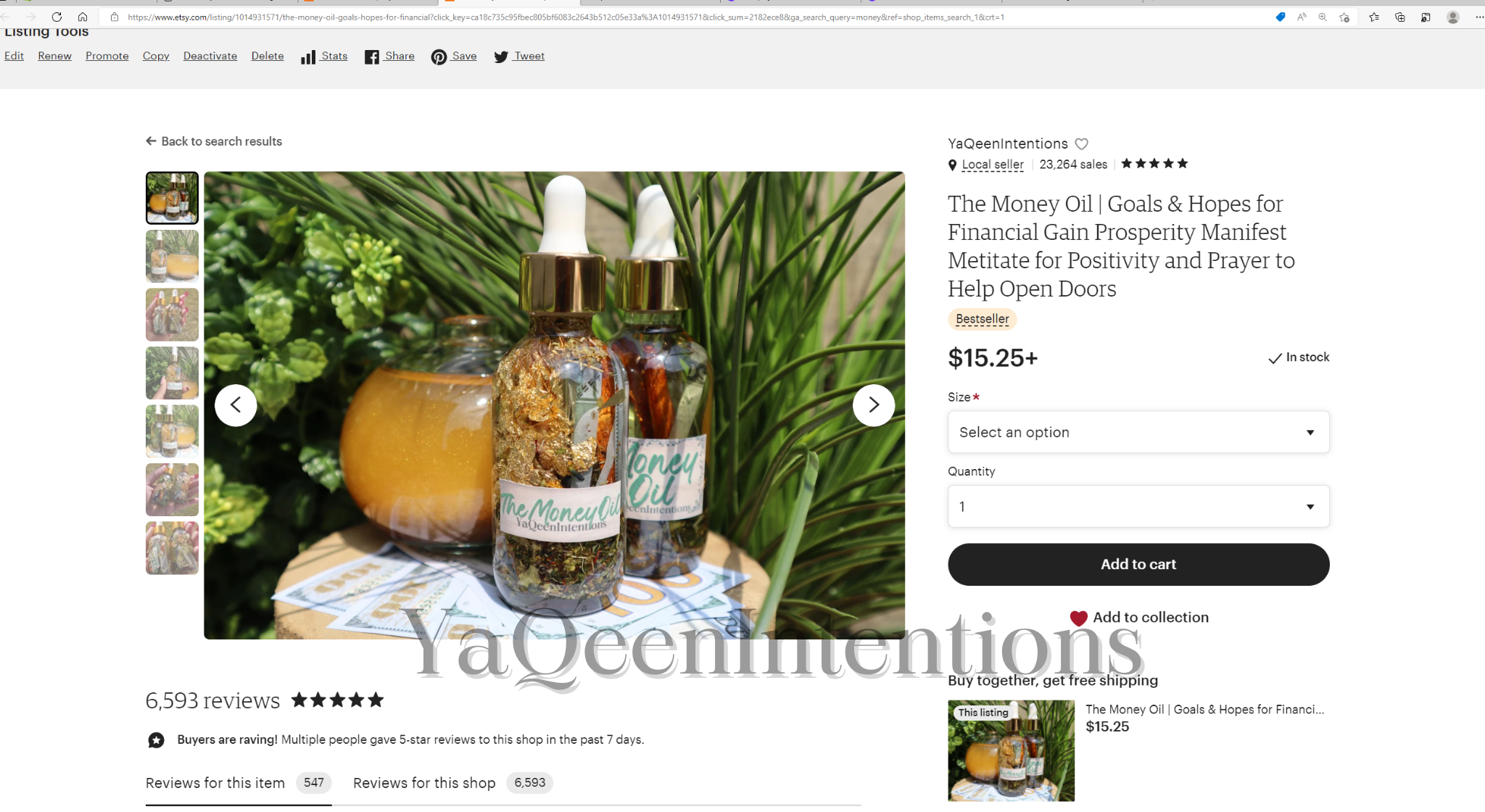 The Money Oil for Manifesting Financial Success Goals
